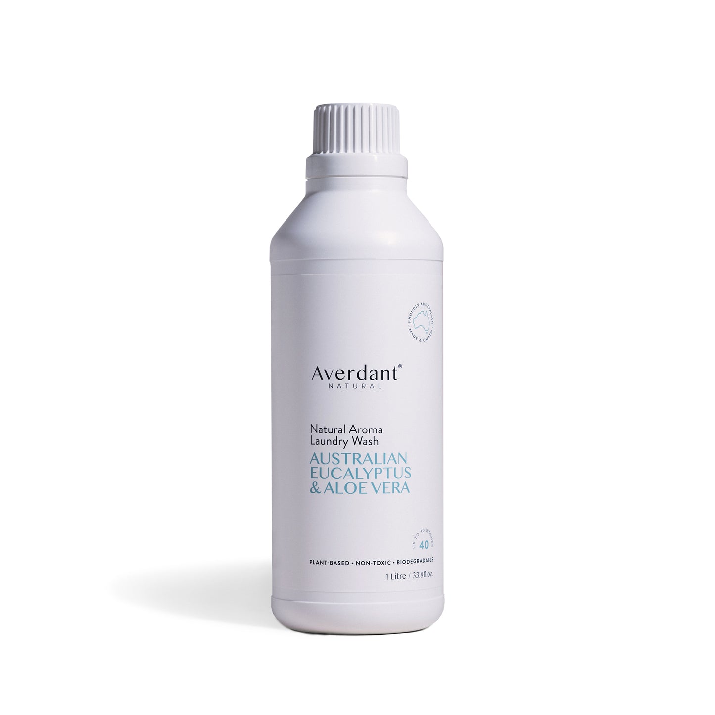 Natural Aroma Laundry Wash Eucalyptus & Aloe Vera 1L bottle with Australian eucalyptus scent