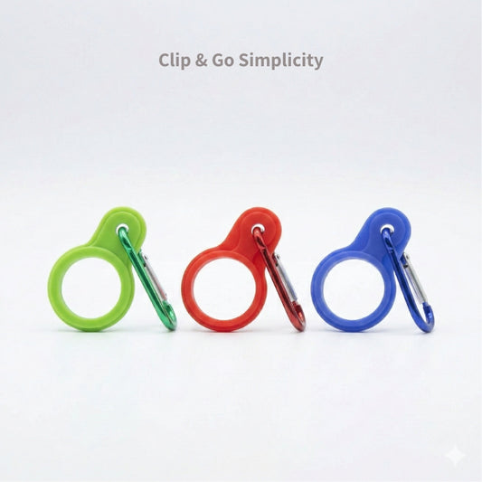 Play-Safe Universal Silicone Sanitiser Holder & Carabiner