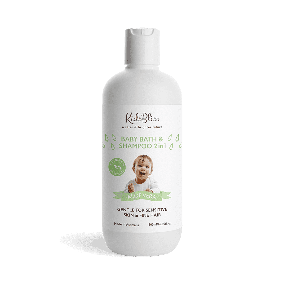 Baby Bath & Shampoo 2 in 1 - Aloe Vera 500ml