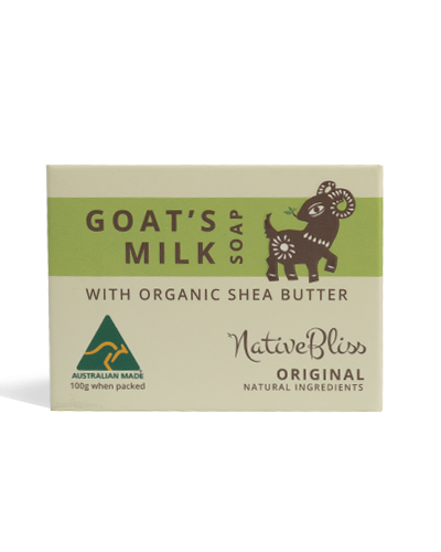 nativebliss goat milk soap with organic shea butter