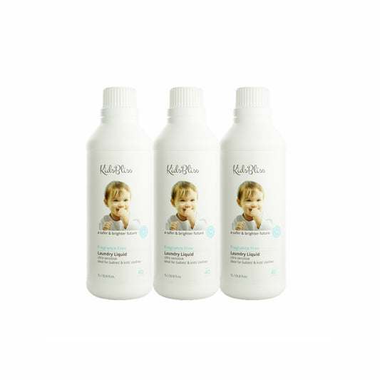 Bulk Buy | All-Natural Eco Laundry Liquid - Fragrance Free 1L x3