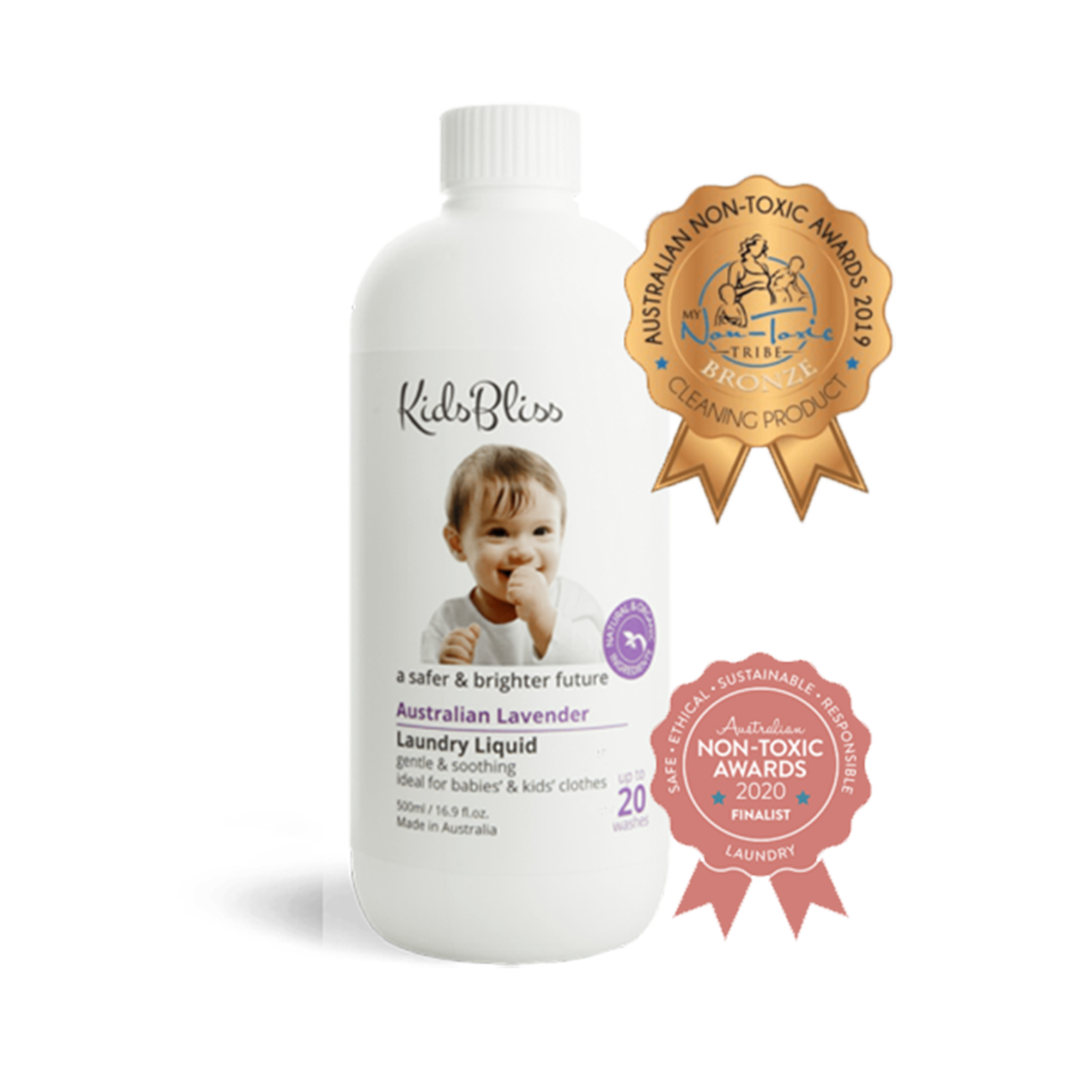 All-Natural Eco Laundry Liquid Fragrance Free - 500ml
