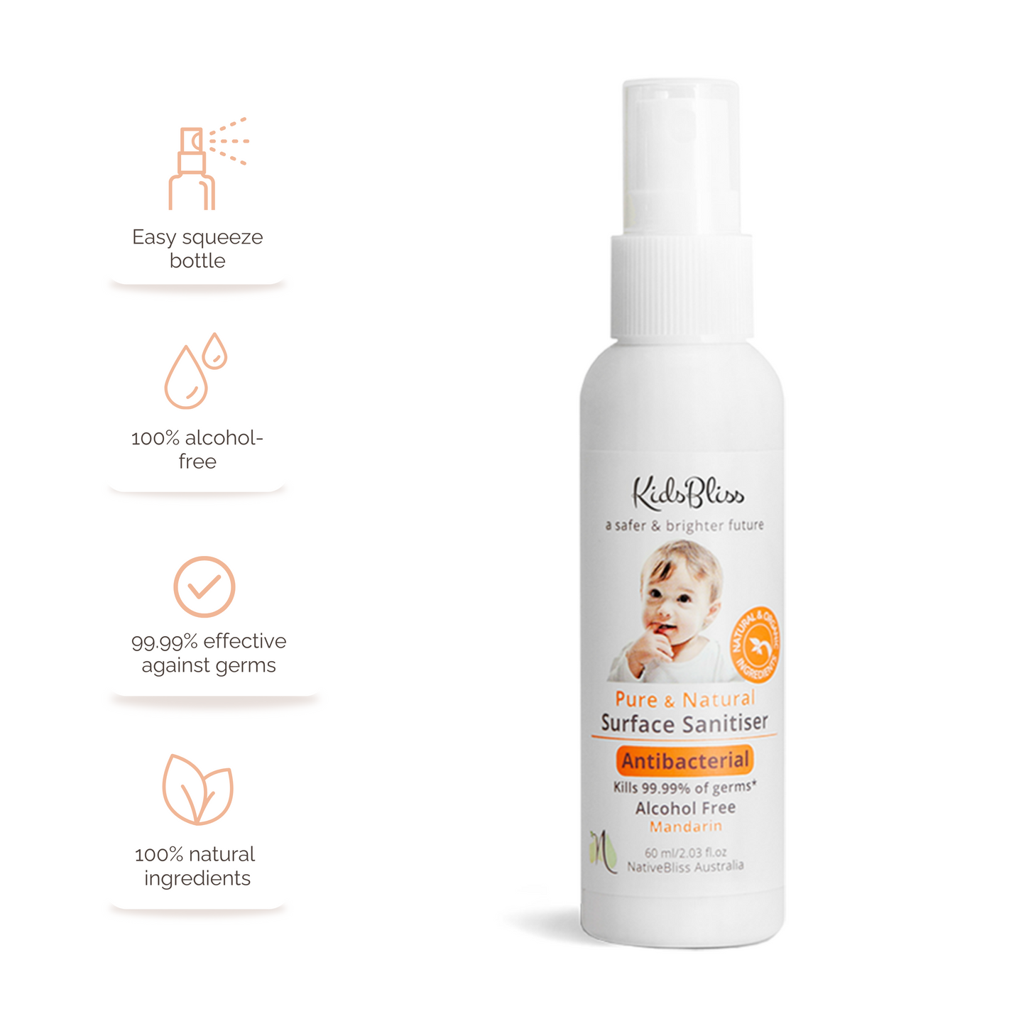 Alcohol Free Antibacterial Surface Sanitiser