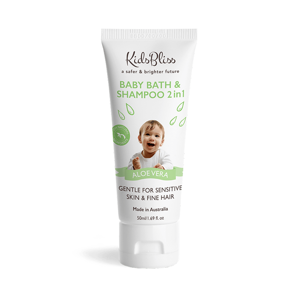Baby Bath & Shampoo 2 in 1 - Aloe Vera 50ml