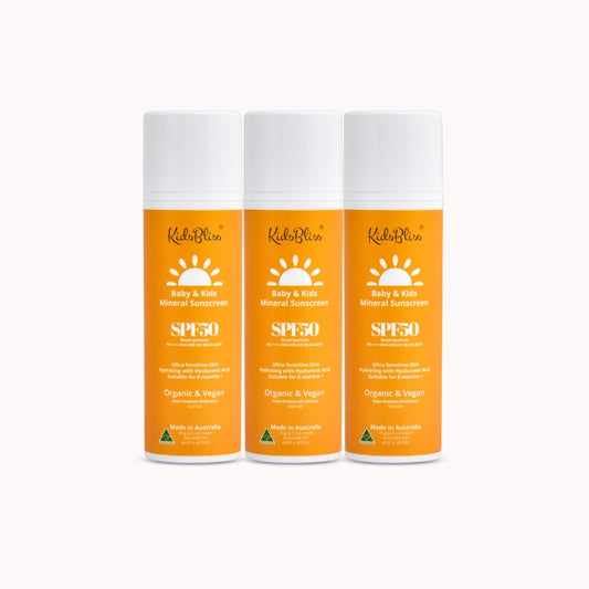 organic baby & kids mineral sunscreen SPF50