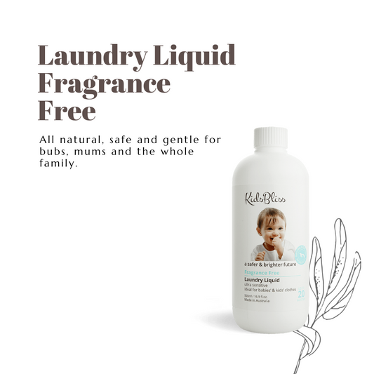 All-Natural Eco Laundry Liquid Fragrance Free - 500ml
