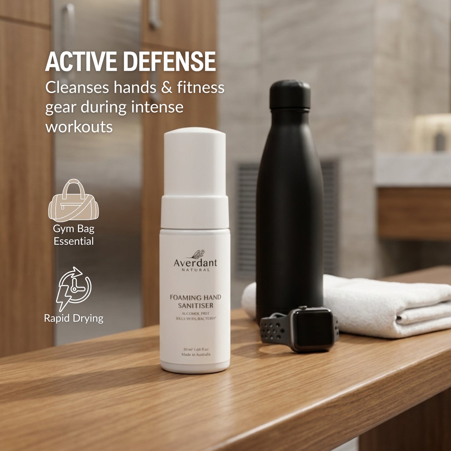 Averdant Alcohol Free Foaming Hand Sanitiser The Bliss Shelf