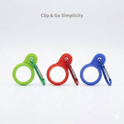Play-Safe Universal Silicone Sanitiser Holder & Carabiner