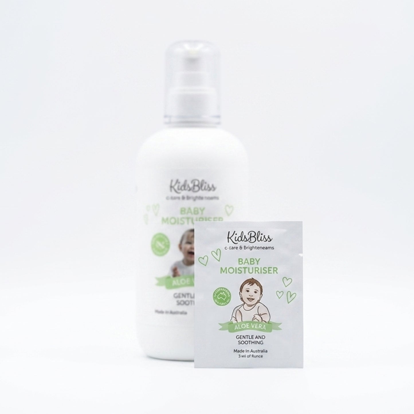 Aloe Vera Baby Moisturiser Sachet (3ml) — Trial Sample