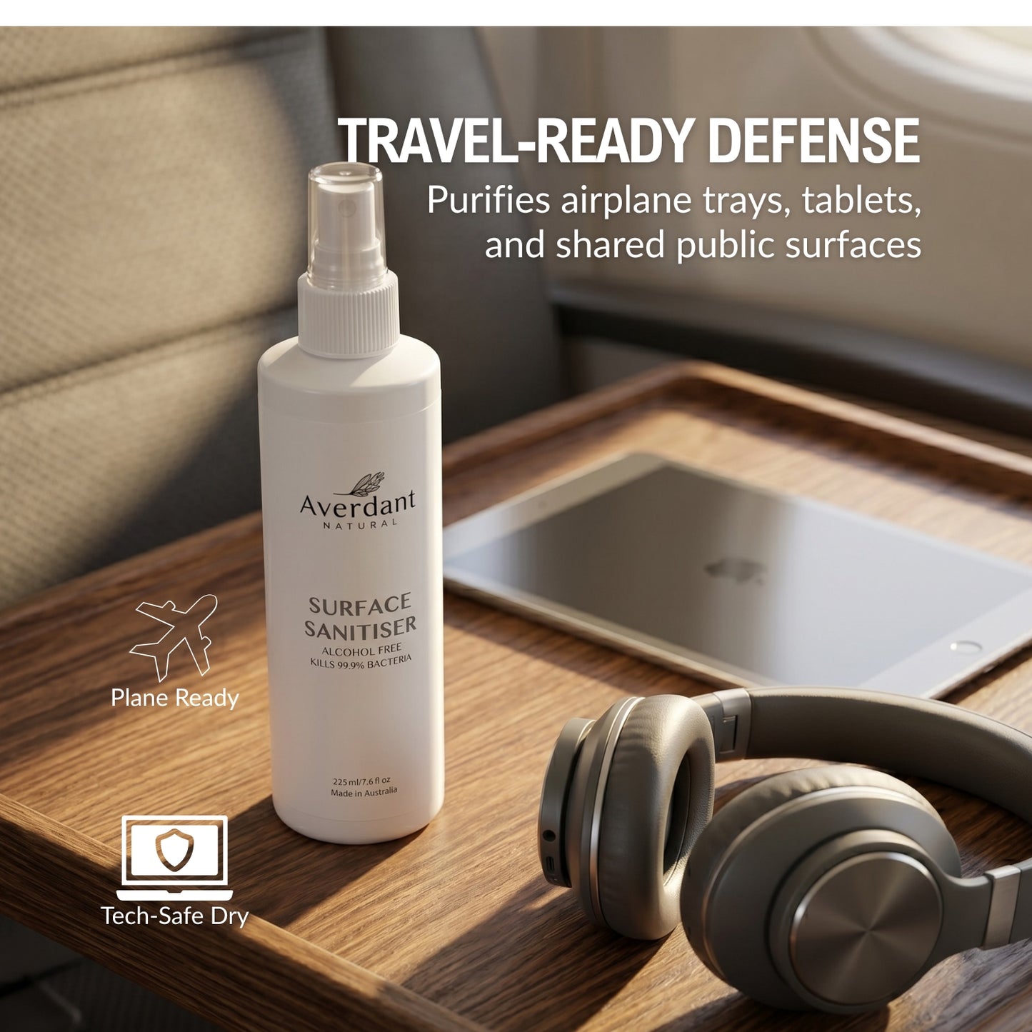 Averdant Surface Sanitiser 225ml Unscented the Bliss Shelf