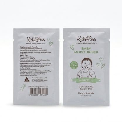 Aloe Vera Baby Moisturiser Sachet (3ml) — Trial Sample