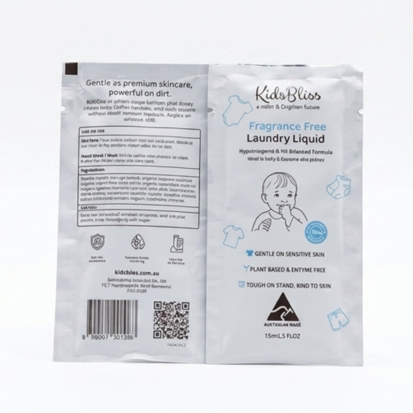 Fragrance-Free Laundry Liquid Sachet (15ml) — Trial Sample