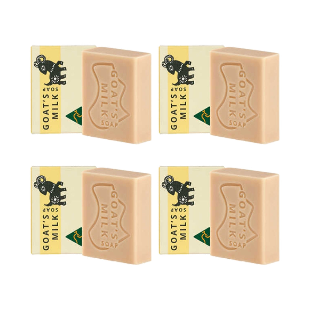 Bulk Buy | Family Skincare: Goat Milk & Organic Shea Butter Soap (3x or 4x Multi-Packs)