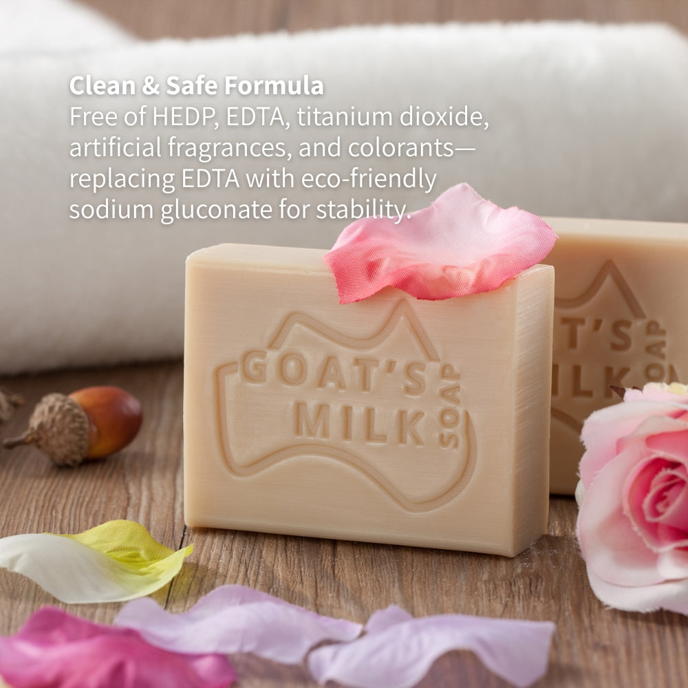 Bulk Buy | Goat Milk Soap with Organic Shea Butter 100g x3