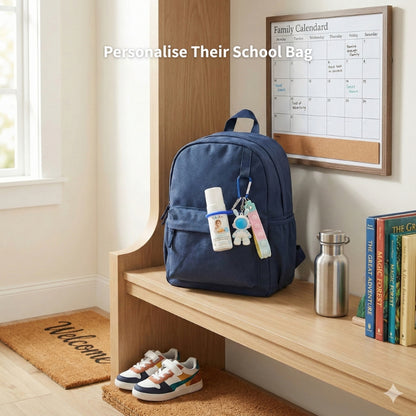 Play-Safe Sensory Charm Set: Astronaut & Pop-it Strap