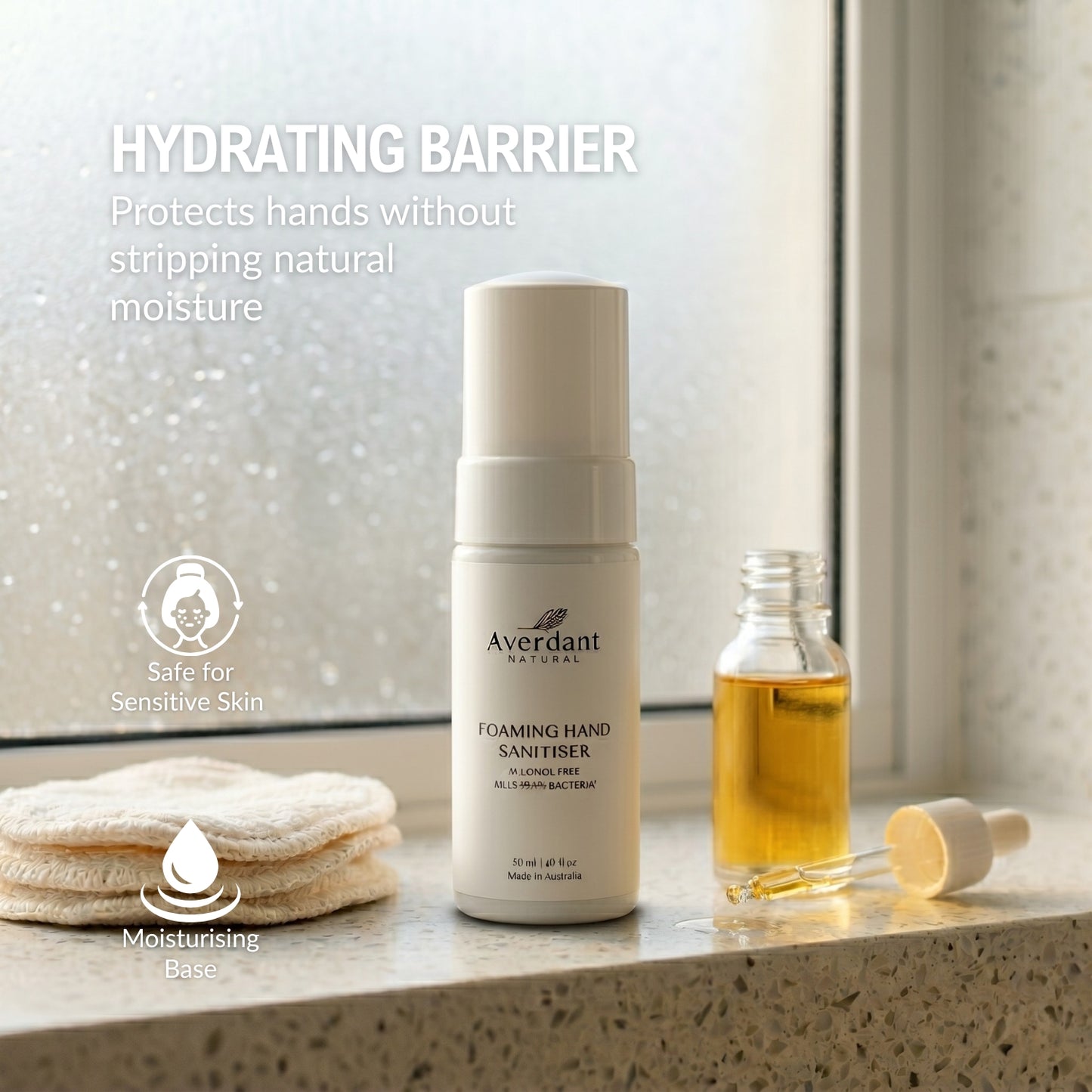 Averdant Alcohol Free Foaming Hand Sanitiser The Bliss Shelf