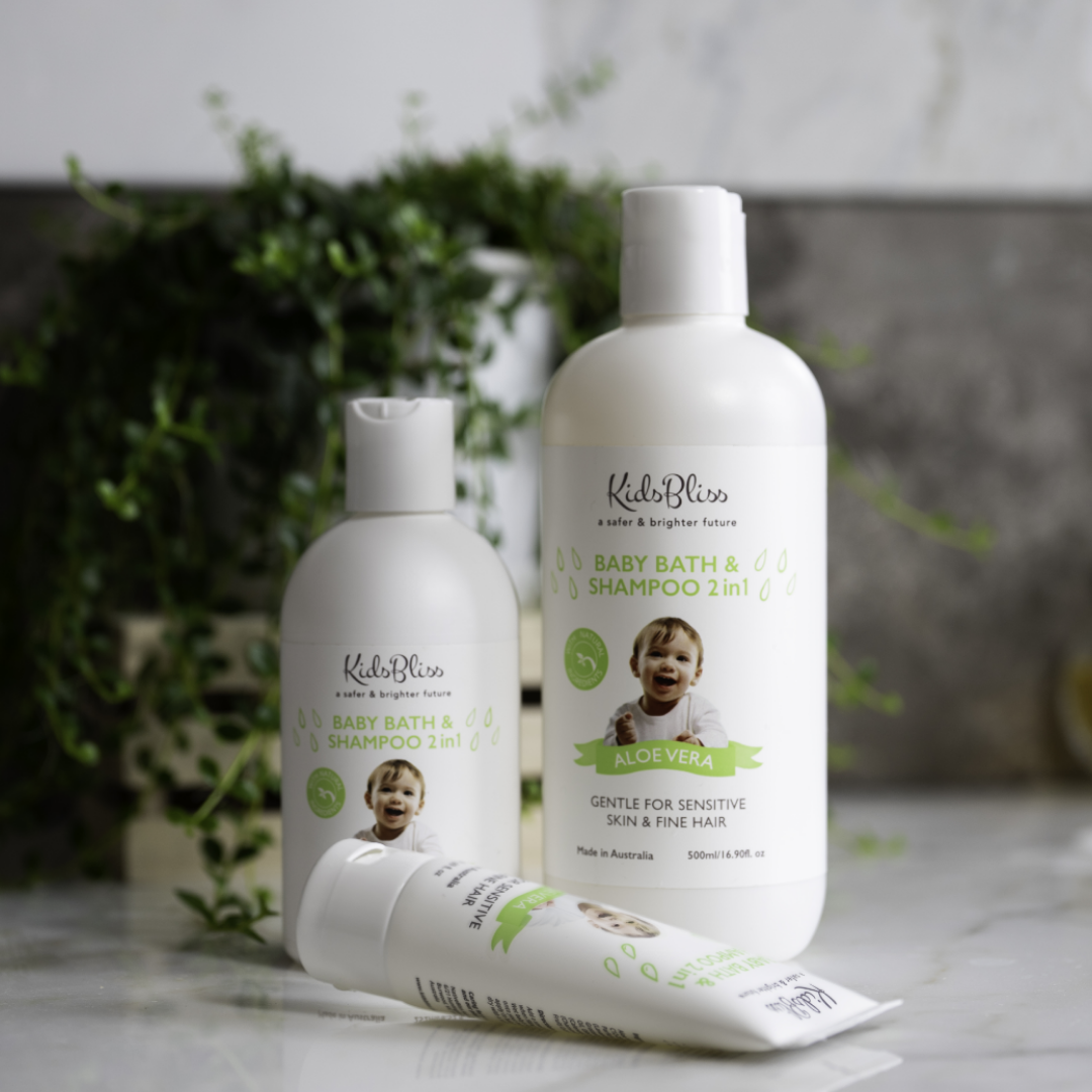 Baby Bath & Shampoo 2 in 1 - Aloe Vera 300ml