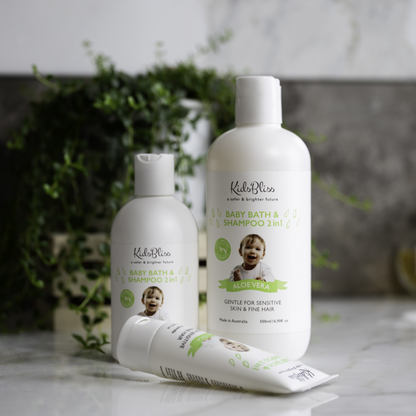 Baby Bath & Shampoo 2 in 1 - Aloe Vera 50ml