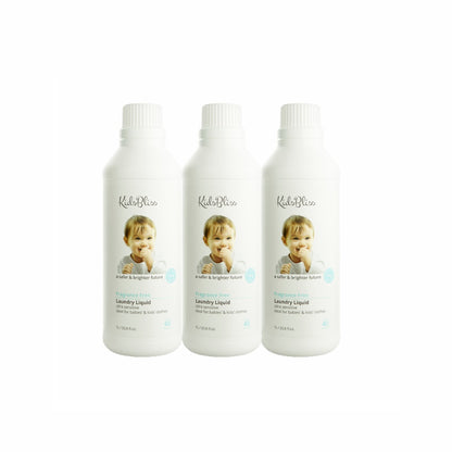 Bulk Buy | All-Natural Eco Laundry Liquid - Fragrance Free 1L x3