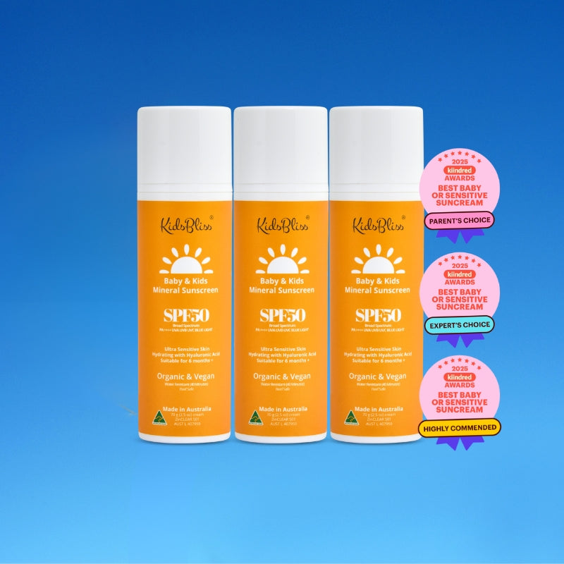 organic sunscreen SPF50 PA++++ 3 pack