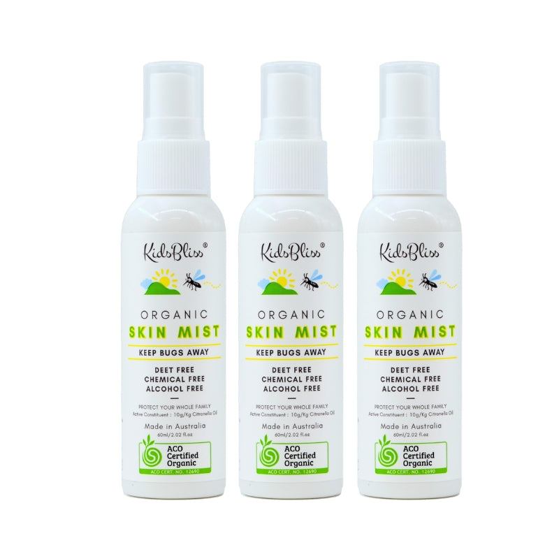 KidsBliss Bulk Buy: Certified Organic Insect Repellent (3-Pack) The Bliss Shelf