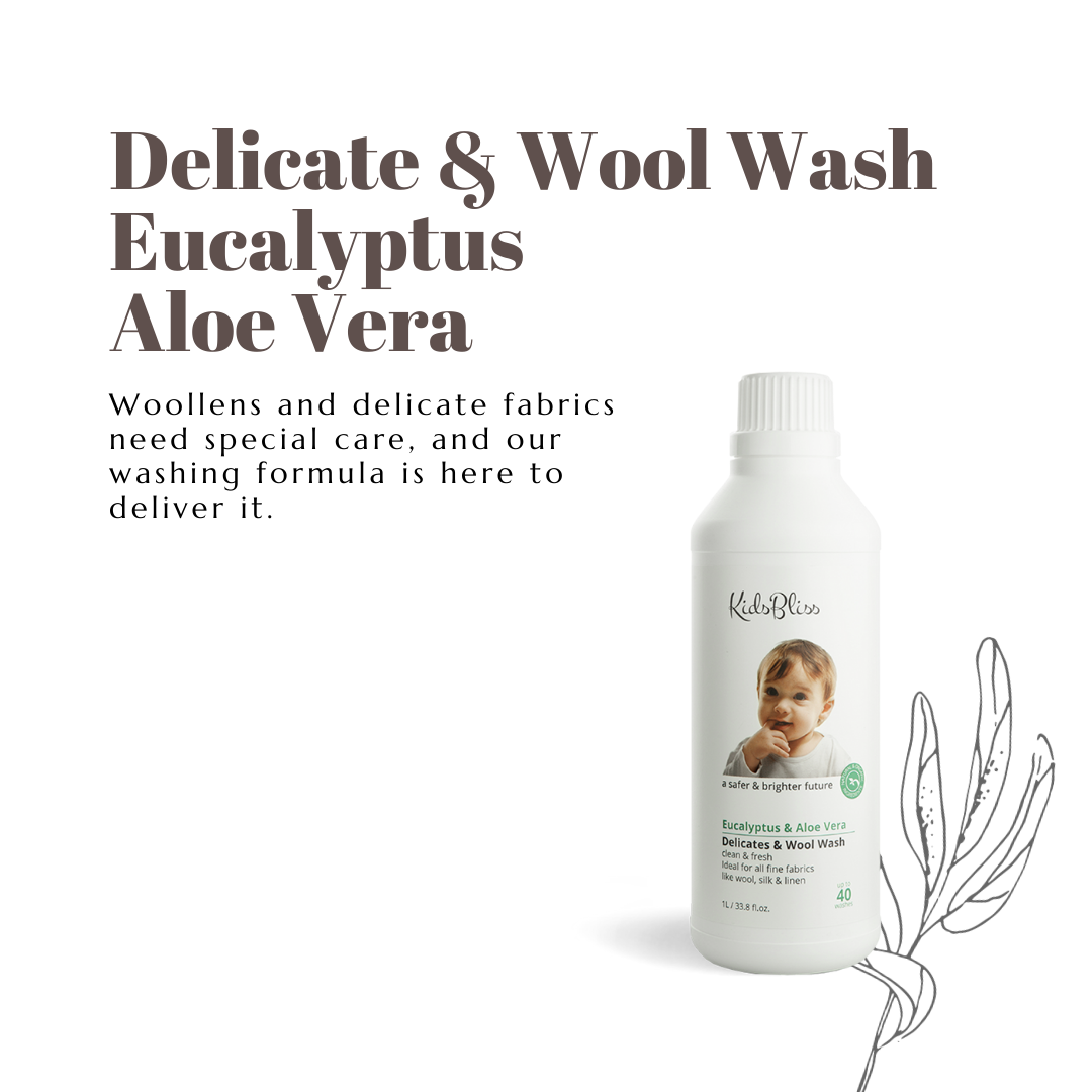 Delicate & Wool Wash - Eucalyptus Aloe Vera 1L