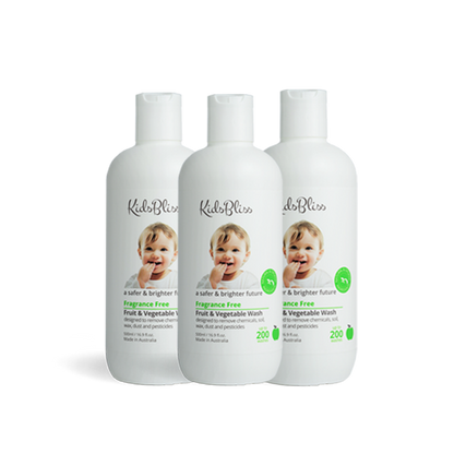 Bulk Buy | Fruit & Vegetable Wash - 500ml x3 bottles for safe cleaning of fresh produce.