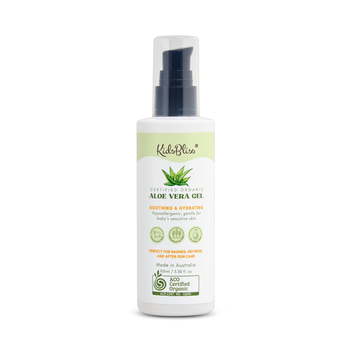 ACO Certified Organic Aloe Vera Gel 100ml