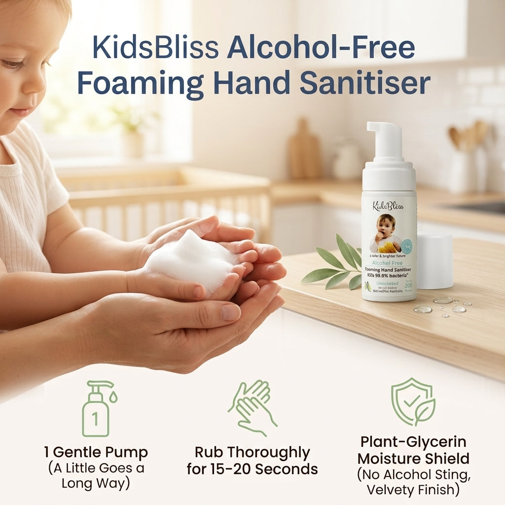 Bulk Buy | Clinical-Safe: Alcohol-Free Foaming Hand Sanitiser (6x 50ml) - Unscented