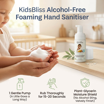 Bulk Buy | Clinical-Safe: Alcohol-Free Foaming Hand Sanitiser (6x 50ml) - Unscented