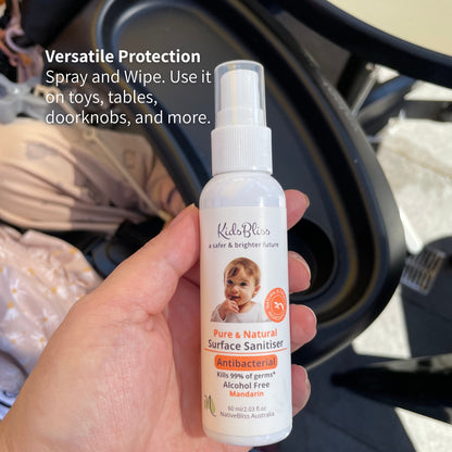 Bulk Buy | Surface Sanitiser - 60ml x3 Mandarin