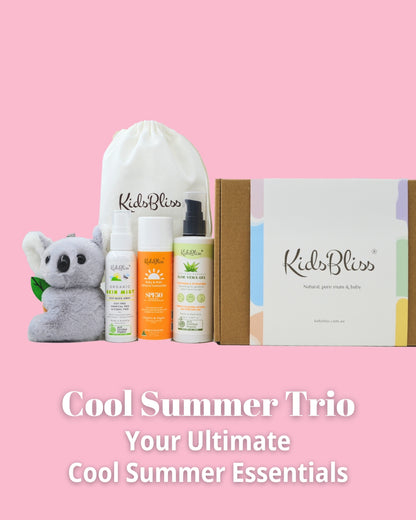 kidsbliss cool summer trio summer essentials grey