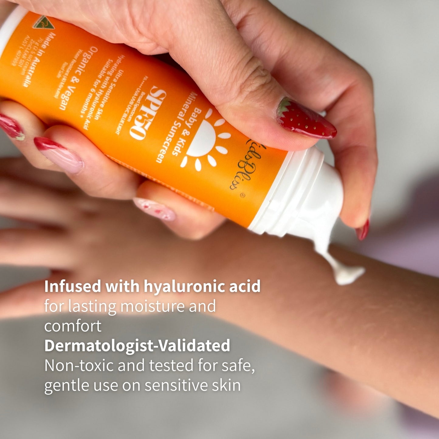 Organic Baby & Kids Mineral Sunscreen SPF50 70g