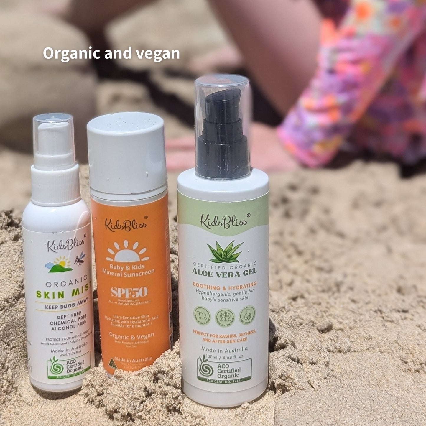 Organic Baby & Kids Mineral Sunscreen SPF50 70g