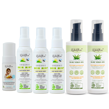 ACO Certified Organic Outdoor Bundles | Midge Defense Family Kits | KidsBliss