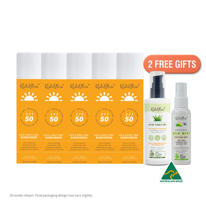 Pre-Order Special | KidsBliss Face & Body Zinc Sunscreen SPF 50 PA++++ 100g