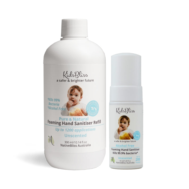 KidsBliss Hand Sanitiser Valued Pack Unscented The Bliss Shelf
