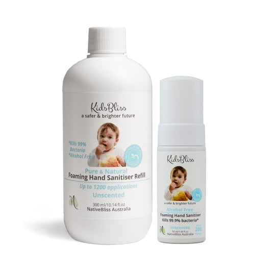 KidsBliss Hand Sanitiser Valued Pack Unscented The Bliss Shelf