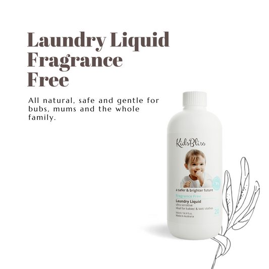 All-Natural Eco Laundry Liquid - Fragrance Free 500ml
