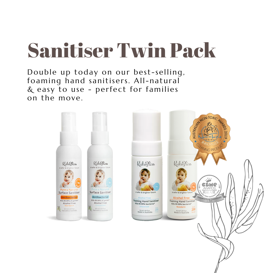 Alcohol-Free Sanitiser Twin Pack – Pick 2 Best Sellers